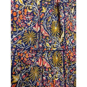 Pink City Prints Rah Rah Tiered Maxi Skirt Sz. M/L